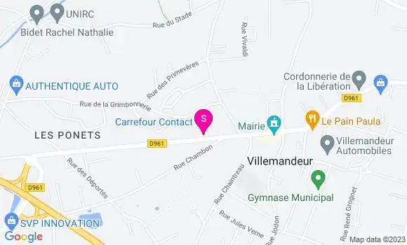 Localisation Carrefour Contact