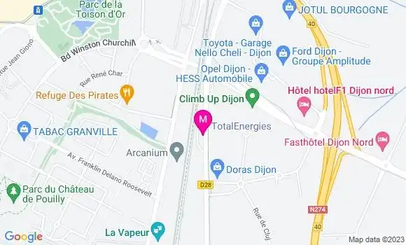 Localisation TotalEnergies