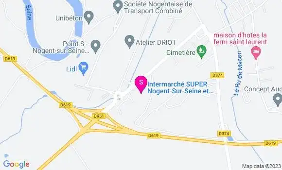 Localisation Intermarché Station