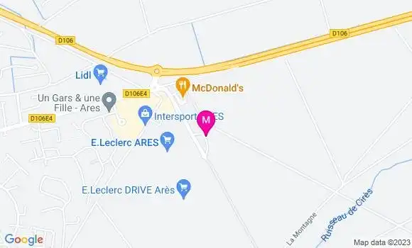 Localisation Station Leclerc