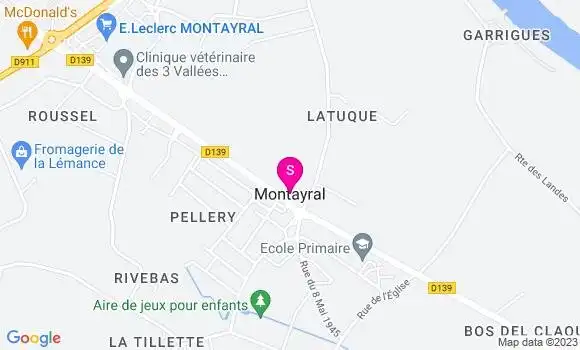 Localisation Station Leclerc