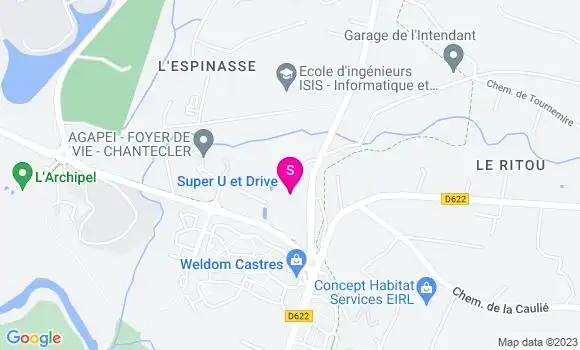 Localisation Super U