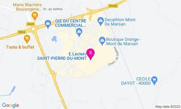 Localisation Station Leclerc