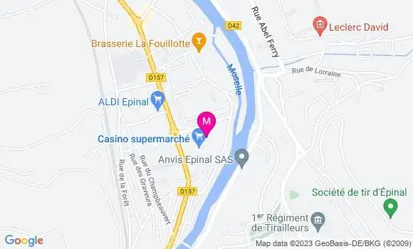 Localisation Géant Casino