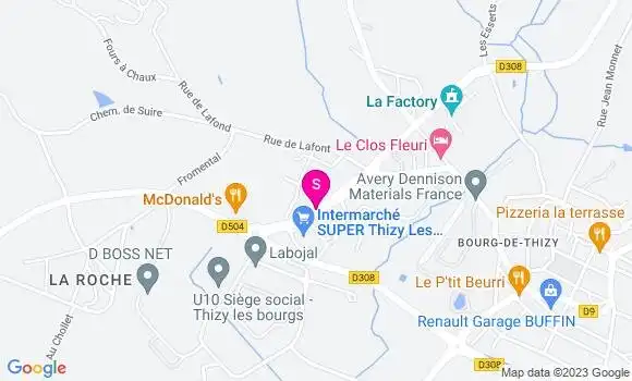 Localisation Intermarché Station