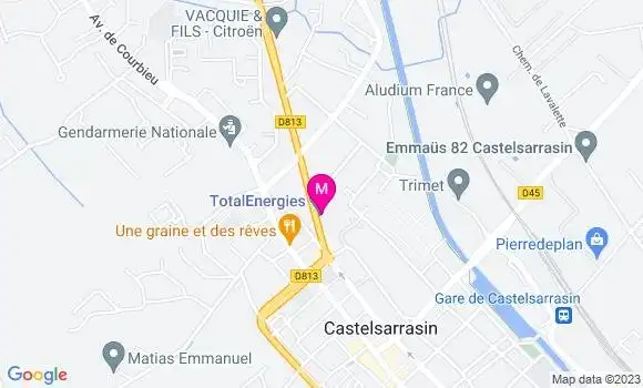 Localisation Relais Saint Jean