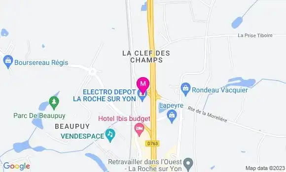 Localisation Relais du Balmoral