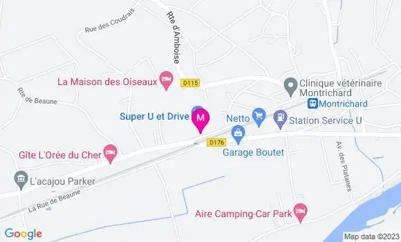 Localisation Station U