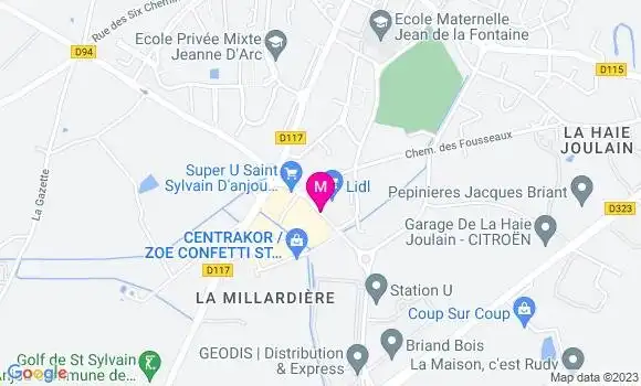 Localisation Station U