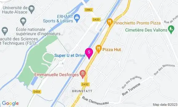 Localisation Super U
