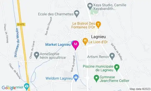 Localisation Carrefour Market