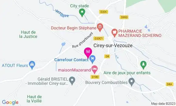 Localisation Carrefour Contact