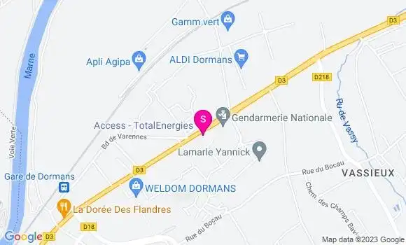 Localisation Access TotalEnergies