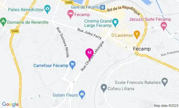 Localisation Station Carrefour