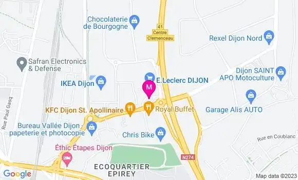 Localisation Station Leclerc