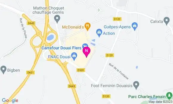 Localisation Carrefour Market