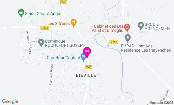 Localisation Carrefour Contact