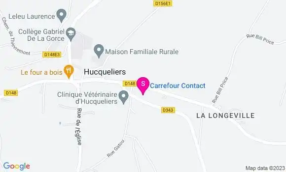 Localisation Carrefour Contact