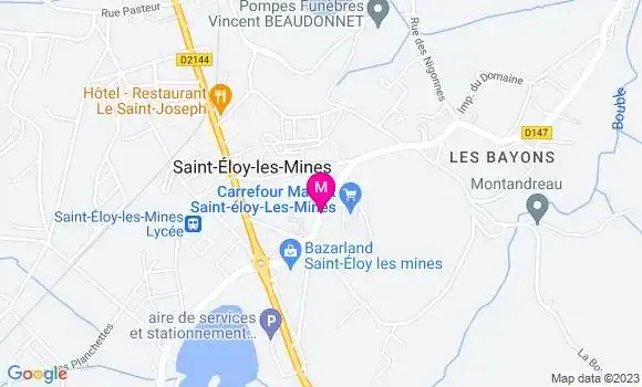 Localisation Carrefour Market