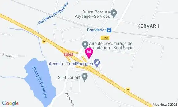 Localisation Relais de Nostang
