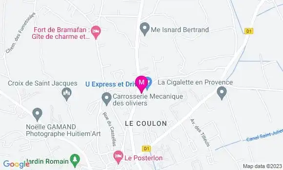 Localisation Station U