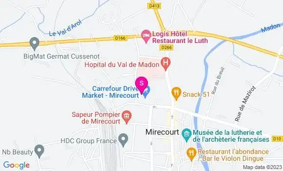 Localisation Carrefour Market