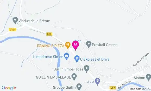 Localisation Station Atac