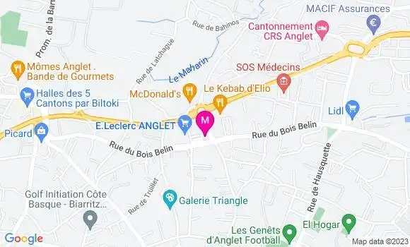 Localisation Station Leclerc