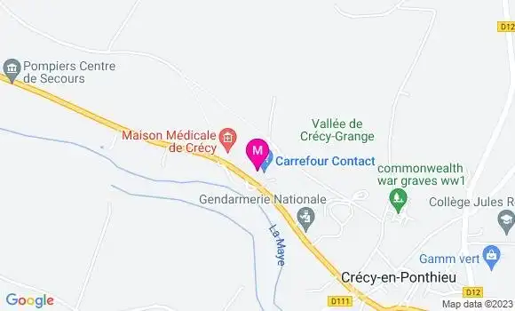 Localisation Carrefour Contact