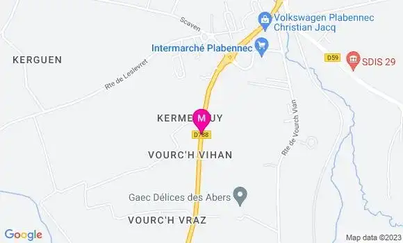 Localisation Station Intermarché