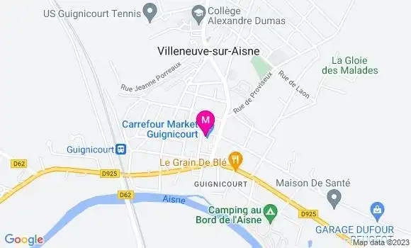 Localisation Carrefour Market