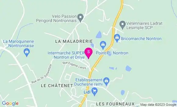 Localisation Intermarché Station