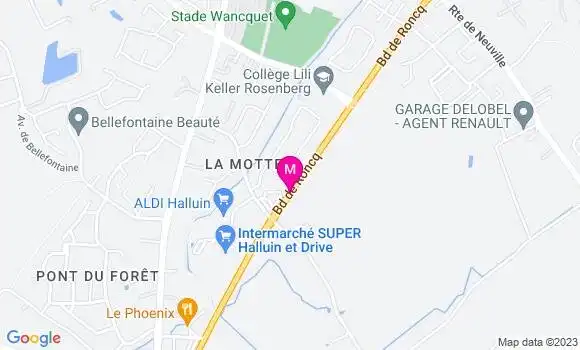 Localisation Intermarché Station