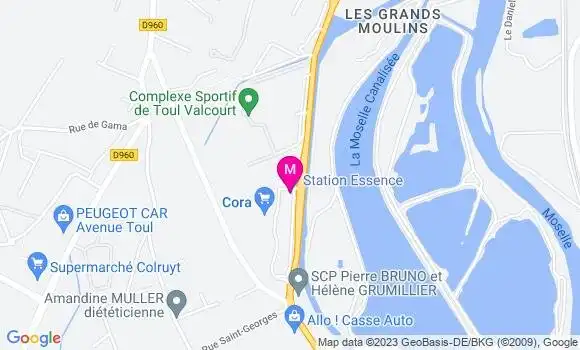 Localisation Station Cora