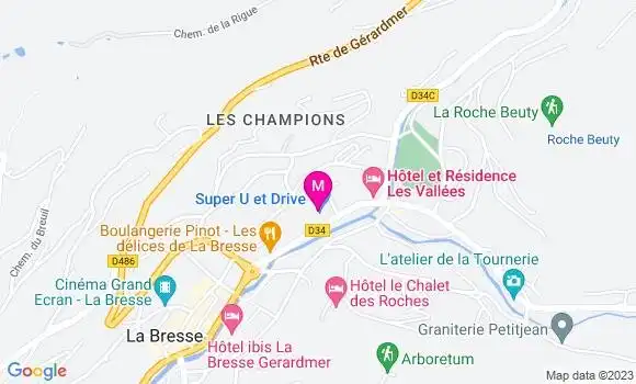 Localisation Super U