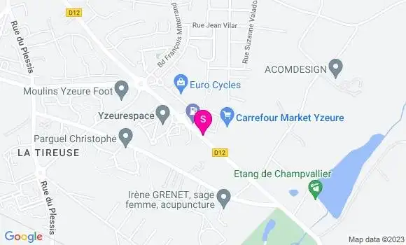Localisation Carrefour Market