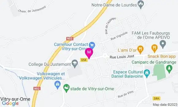 Localisation Carrefour Contact