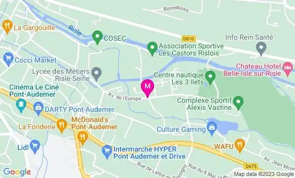 Localisation Carrefour Market