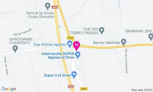 Localisation Intermarché Station