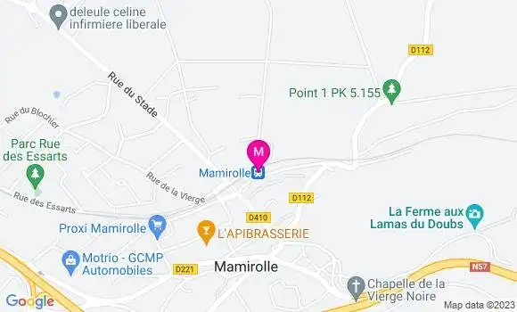 Localisation Relais Mamirolle