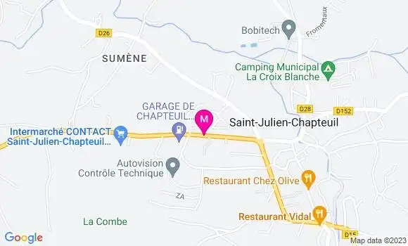 Localisation Intermarché Station