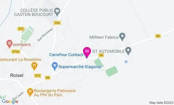 Localisation Carrefour Contact