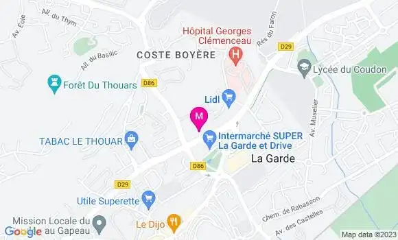Localisation Intermarché