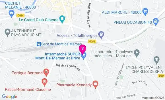 Localisation Intermarché Station