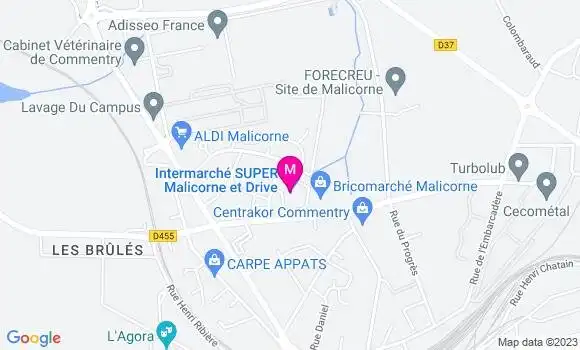 Localisation Intermarché Station