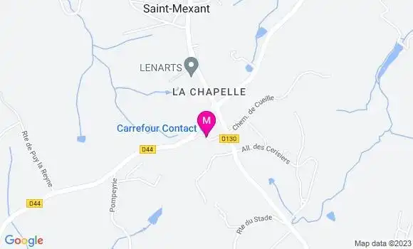 Localisation Carrefour Market
