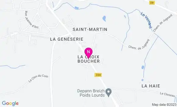 Localisation Intermarché Station