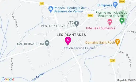 Localisation Station Leidier