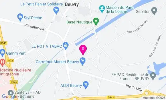 Localisation Carrefour Market