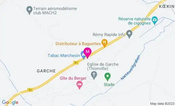 Localisation Carrefour Market